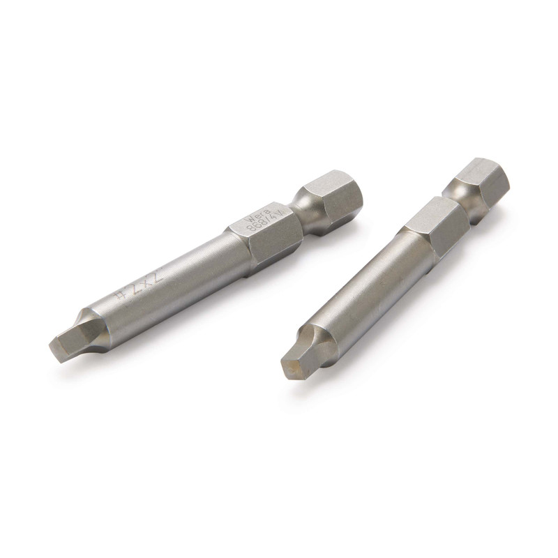 2" Driver Bit - 2 Piece - Recess or Bit Size:Square #1